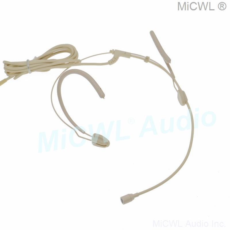 MiCWL C800 Headset Pro Microphone For AKG Samson Gemini Wireless BeltPack Mini XLR 3Pin TA3F Omnidirectional Mic - MiCWL Audio Inc