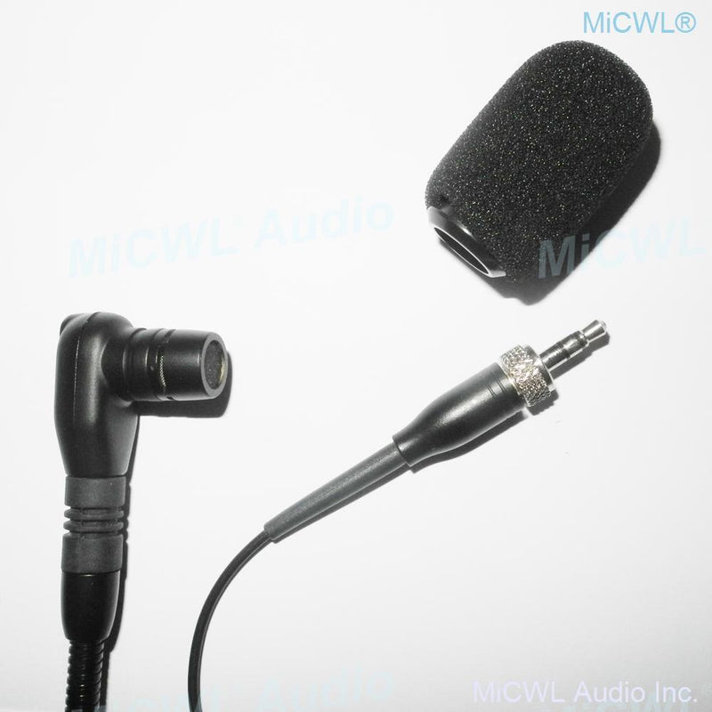 Beta98 Pro Instrument Microphone For Sennheiser ew G1 G2 G3 G4 Wireless System 3.5mm Stereo Lock Plug - MiCWL Audio Inc
