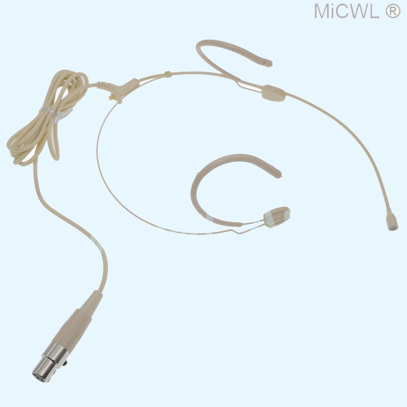 CS99 Beige High Quality Headset Omnidirectional Microphone Cardioid Microfone For Shure ULX SLX PGX QLX GLX UR24D Wireless TA4F - MiCWL Audio Inc