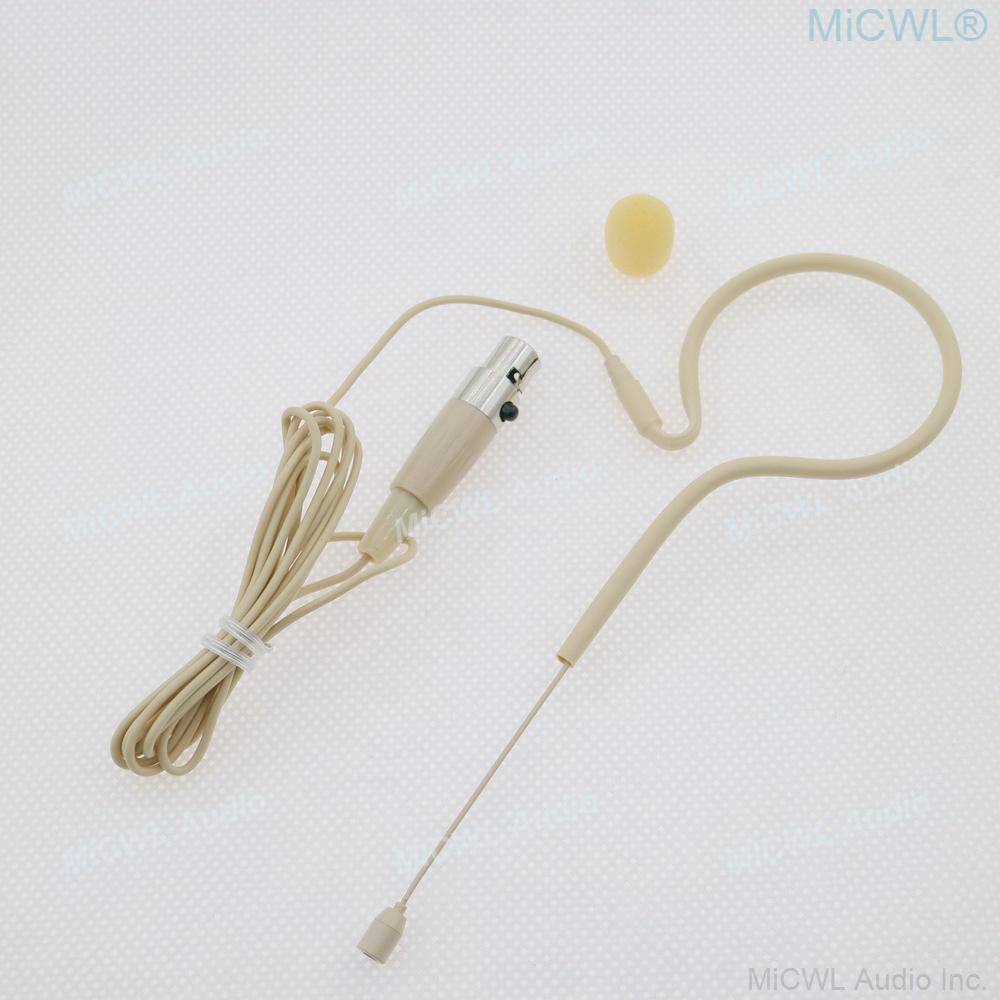 Hidden Mini Beta53 Headset Microphone For Shure SLX ULX PGX AD4D AD4Q GLXD QLXD Wireless Mic System TA4F - MiCWL Audio Inc