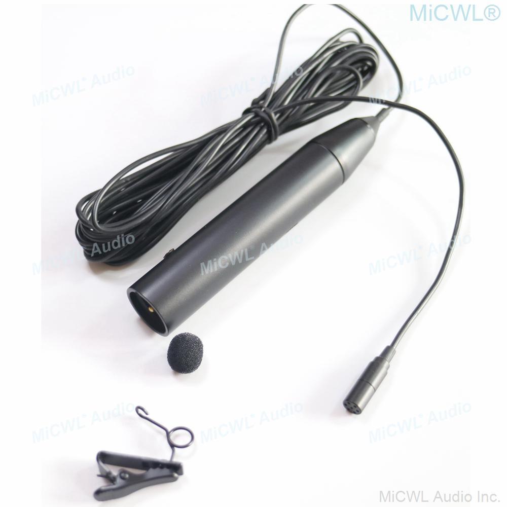MiCWL Audio Professional XLR Canon 48V Phantom Power Microphone 3Pin with Clip For Mixer ZOOM Recorder - MiCWL Audio Inc