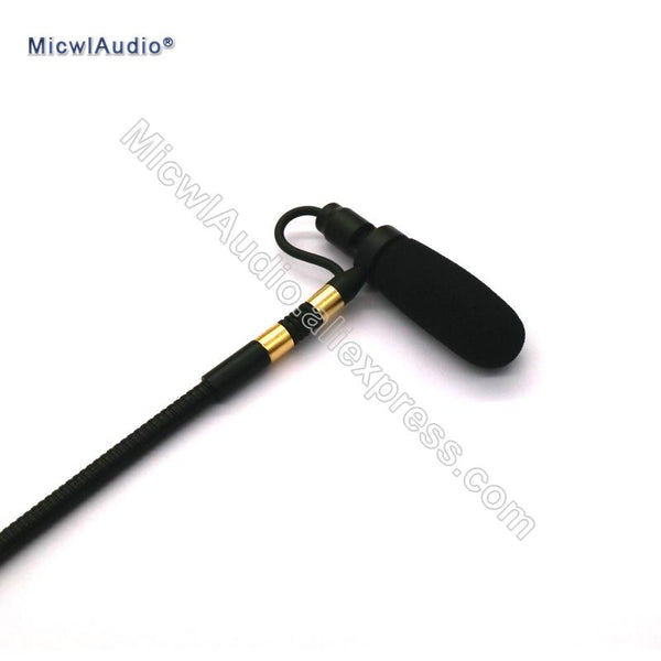 Saxophone Violin Trumpet Instrument Big Musical Condenser Microphone 4Pin Connector For Audio Technica Wireless System
