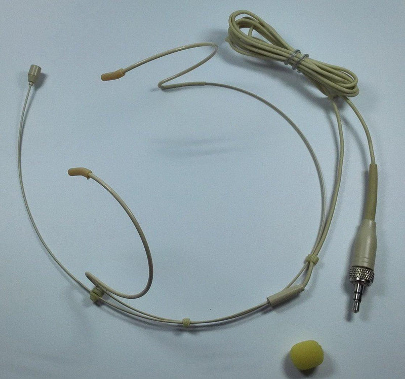 Professional Tan Omnidirectional Headset Microphone for Sennheiser G1 G2 G3 G4 Wireless BodyPack Transmitter Systems - MiCWL Audio Inc