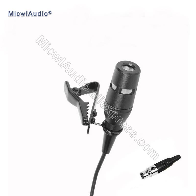 Headset Earhook Lapel Microphone For AKG Samson Black Lavalier Hypercardioid Condenser Headworn Tie Clip Microphone - MiCWL Audio Inc
