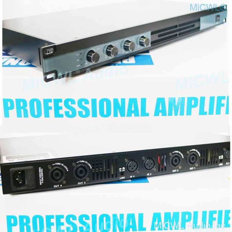 MiCWL 4 Channel Digital Power Amplifier 5200W Karaoke Stage Studio Audio Microphone Speaker New Generation AMP 2600W 2 Channel - MiCWL Audio Inc