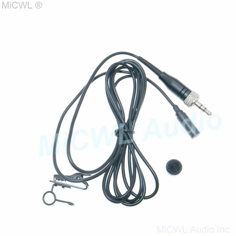 Pro MKE2 Tie Clip Lavalier Microphone for Sennheiser G2 G3 G4 Wireless Clip-On BeltPack System 3.5mm Stereo Lock - MiCWL Audio Inc