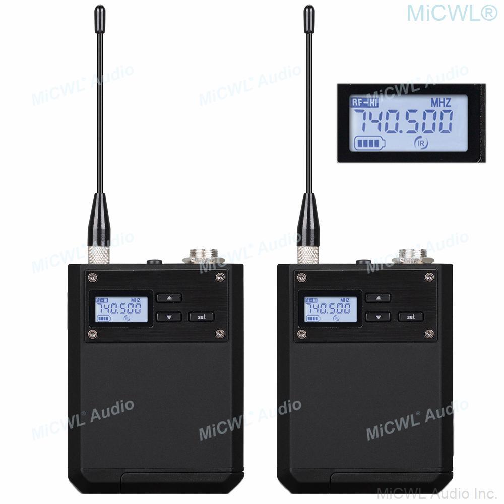 Pro AD2 300 Channel Digital Wireless Microphone Karaoke System KSM8 SKM9000 Handheld True Diversity Stage Concert Mics 4 Antenna - MiCWL Audio Inc